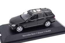 Schuco 1/43 Mercedes Benz C Class Wagon S204 2007-2014 Black C-Class Cbsidian