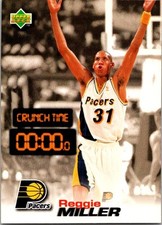 1997 Upper Deck Nestle Crunch Time #CT29 Reggie Miller basketball card 8HHHH