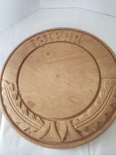 ANTIQUE ENGLISH SYCAMORE HIGHLY CARVED ROUND ...