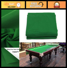 Billiard Pool Table Felt Cloth with 6 Strips for 7/8/9 Ft Tables - Fast Pre-Cut