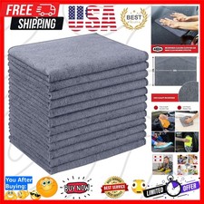 Microfiber Cleaning Cloth 12 Pack, Microfiber Towels for Cars, Soft Absorbe...