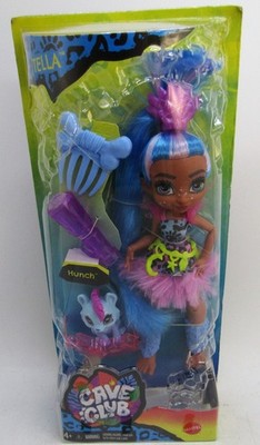 Mattel Cave Club Doll Blue NEW in Box Tella & Hunch Prehistoric Fashion Fun Toys