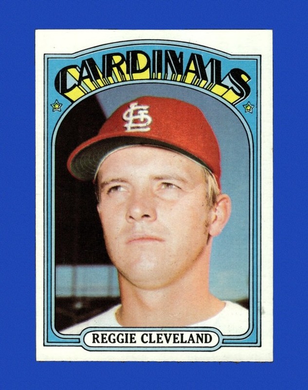 1972 Topps Set-Break #375 Reggie Cleveland NR-MINT *GMCARDS*