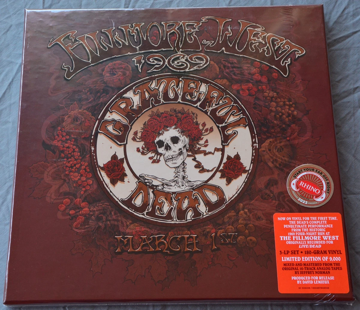 grateful dead fillmore west 1969 products for sale | eBay