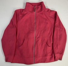 Lululemon Scuba Jacket Women s XL Pink Full Z...