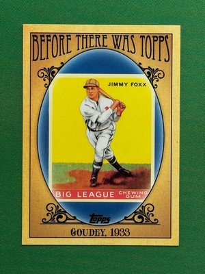 2011 Topps Baseball Goudey 1933 Before There Was Topps #BTT5