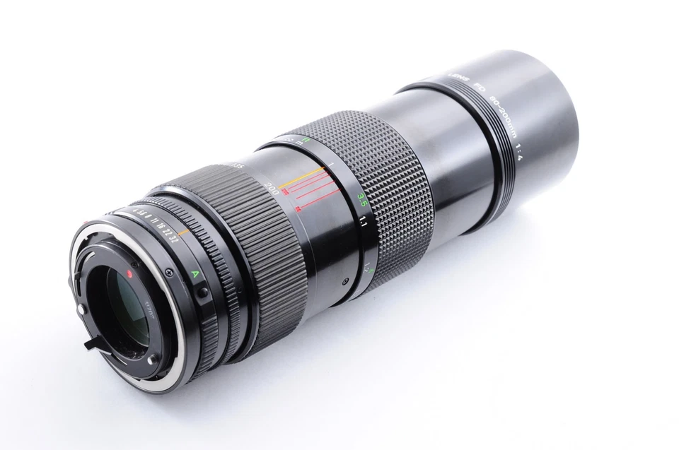 Lente Canon Nuevo FD 80-200mm f/4 Excelente + 5 Lente de Japón Y3032 - Imagen 2 de 4