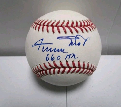 Willie Mays Signed Autographed Baseball 660 HR Inscription Say Hey COA Auto
