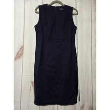 Liverpool Navy Blue Sleeveless Sheath Dress Business Casual Women Size 4/27