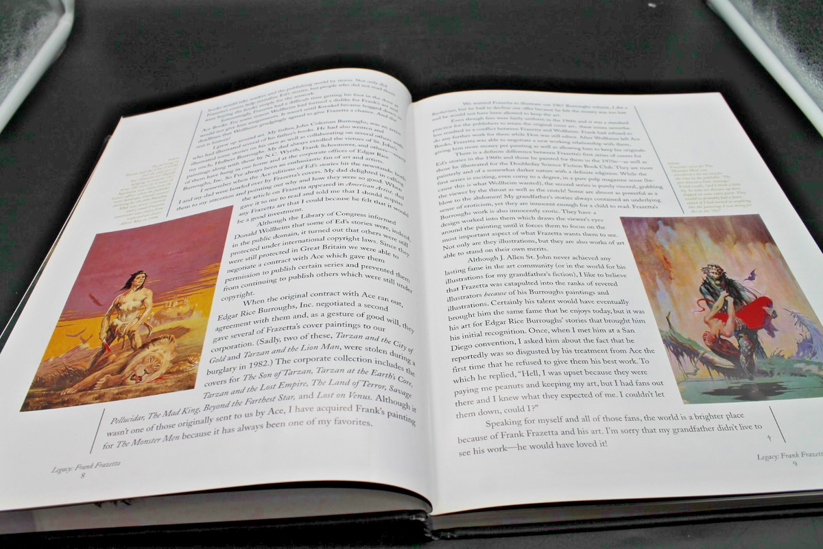 Legacy Frank Frazetta Art Book Hardcover Fantasy Illustration 1999