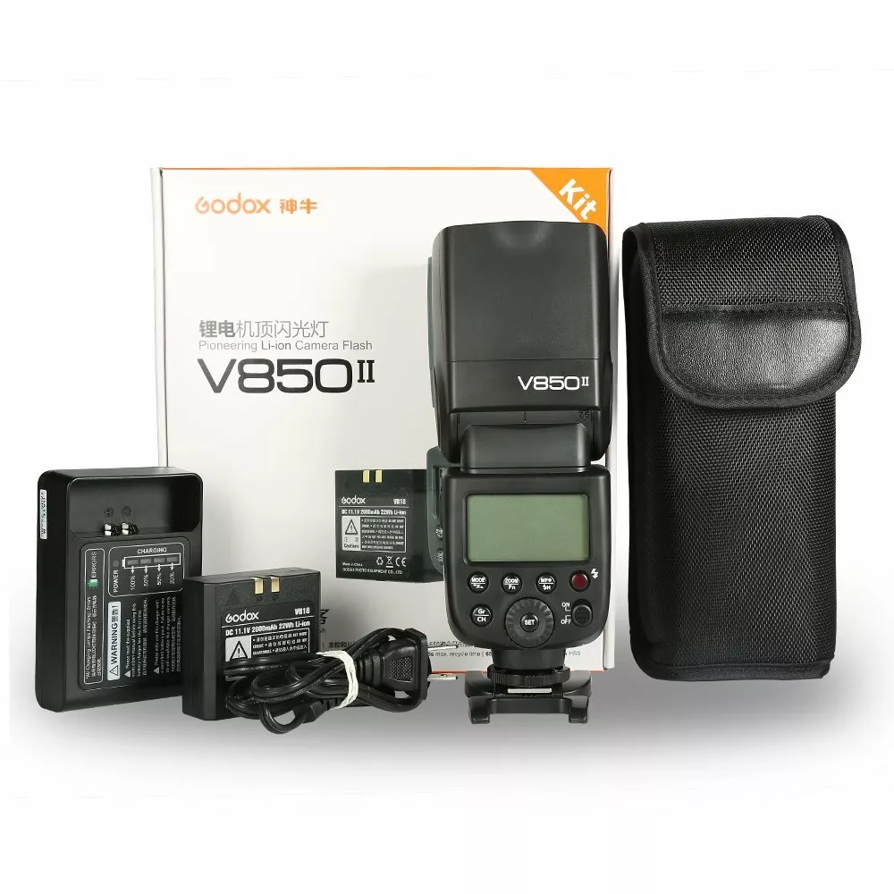 Moretón Ambiguo Broma Godox V850II 2.4G Flash Speedlite Build-in Battery for Canon Nikon Pentax  712383668127 | eBay