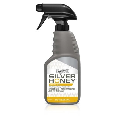 Absorbine Silver Honey Spray Gel 236ml Manuka Honig & Microsilver BG