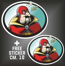 adesivo alan ford GRUPPO tnt SUPERCIUK decal cover + 1 FREE STICKER CM. 10