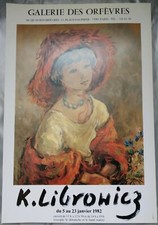 LIBROWICZ KATHERINE affiche originale exposition 1982