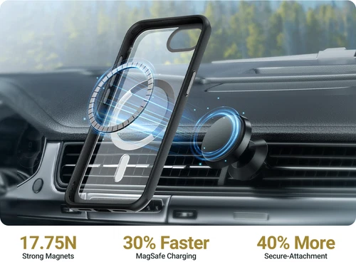 SUPCASE For iPhone 16e 6.1" UBMag Slim Bumper Case 17.75N Magnetic Back Cover - Picture 2 of 16