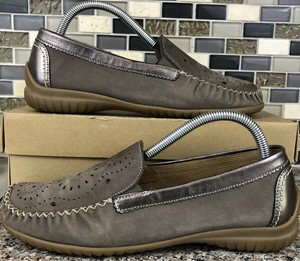 gabor suede loafers