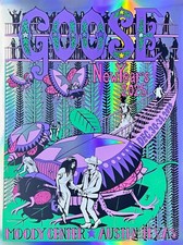 Goose New Years Eve Rainbow Foil x/75 Poster Jim Pollock Moody Center Austin TX