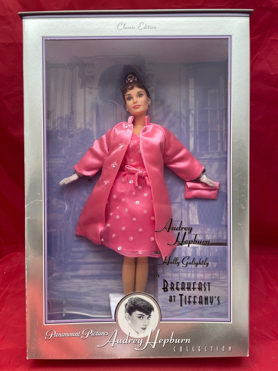 Mattel Audrey Hepburn Classic Edition Breakfast At Tiffanys Pink Dress NRFB