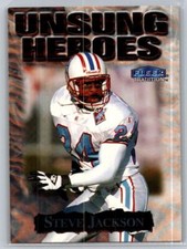 1999 Fleer Tradition Unsung Heroes #29 UH Steve Jackson - VG - Tennessee Titans