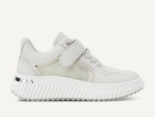 Image of DKNY Women's Trainers Loami Off White(Bone) Lace Up Sneakers - Size UK 5.5