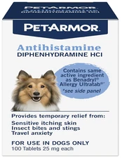 Antihistamine Allergy Relief for Dogs, Easy-to-Use Allergy Medicine