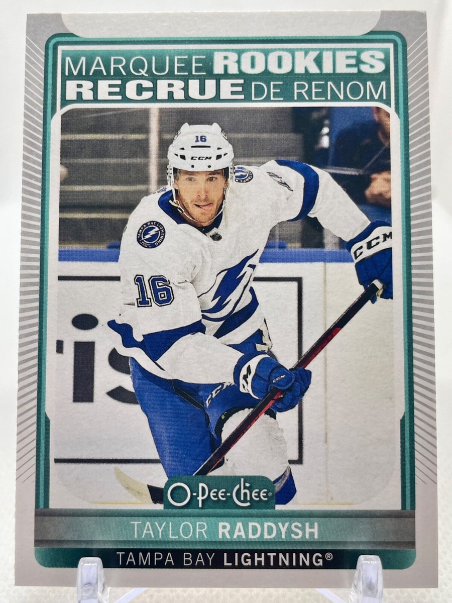 Taylor Raddysh NHL 2021-22 Upper Deck O-Pee-Chee Marquee Rookies