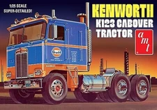 AMT Gulf Kenworth K123 Cabover Tractor Cab - Plastic Model Truck Kit - 1/25