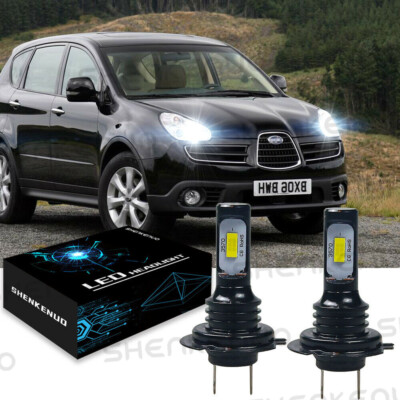 For Subaru B9 Tribeca 2006-2007 H7 Pure White Light LED Headlight Low Beam Bulbs
