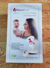 NatureBond Manual Silicone Breastfeeding Milk Saver Nursing Pump NEW