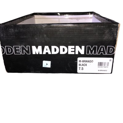 Madden M-Brando Black Biker/Moto Boots Size 7.5 NIB | eBay display picture 1