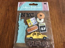 Jolee's boutique NYC New york city dimensional stickers scrapbook New