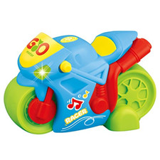 Kid Push And Go Motorcycle With Driving, Reversing, Flashing Lights Music