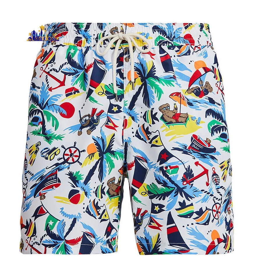Ralph lauren slim fit swim best sale shorts