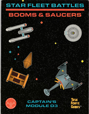Star Fleet Battles Captain's Edition BOOMS & SAUCERS Captain's Module D3 TFG