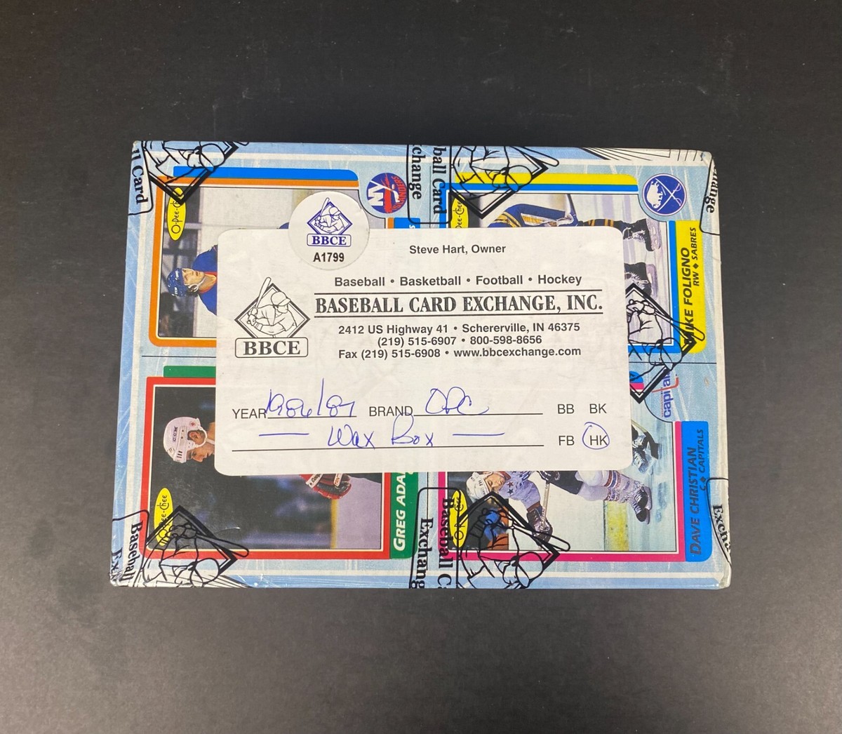 1986-87 OPC HOCKEY WAX BOX BBCE AUTHENTICATED 48 PACKS | eBay
