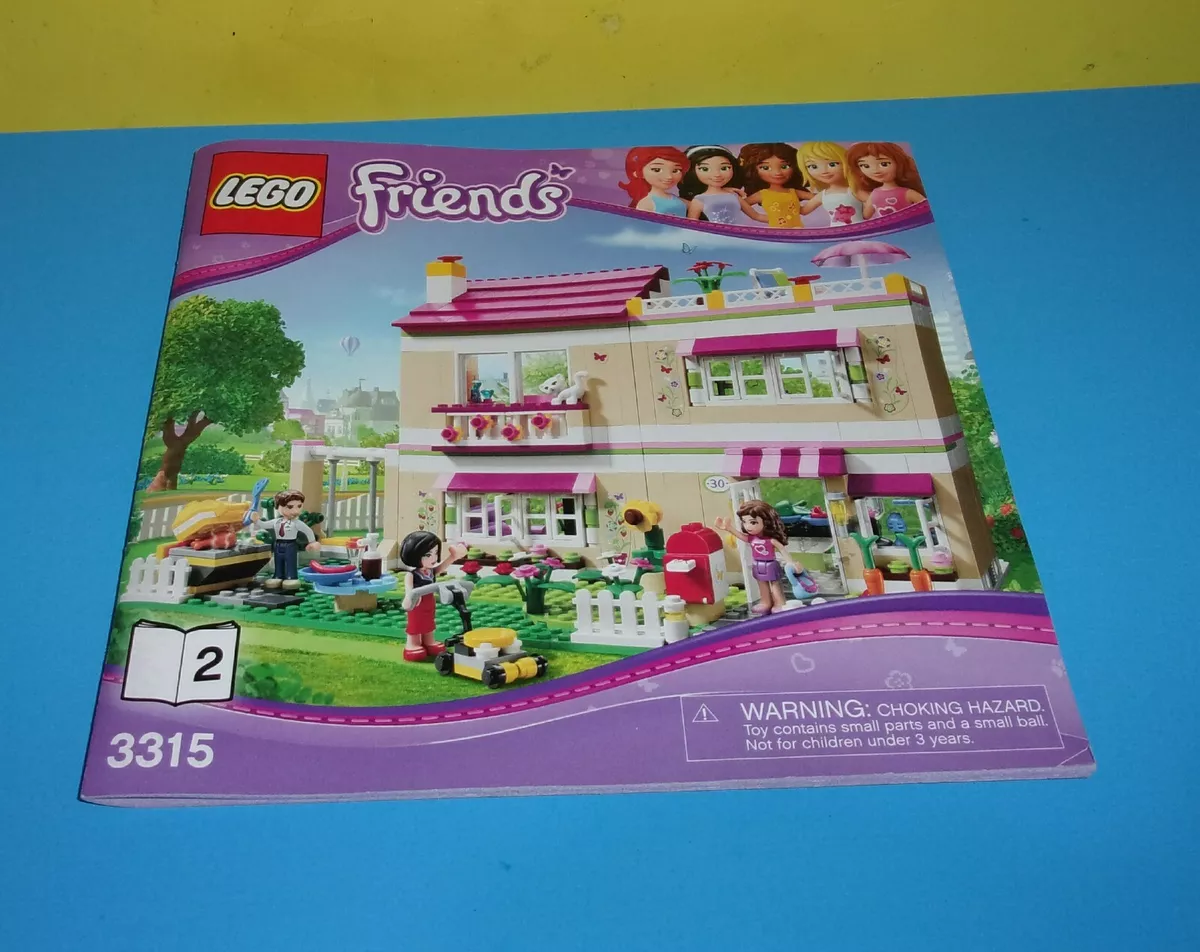 I navnet Den sandsynlige skrubbe Lego Friends Manual Instructions Replacement # 3315 Book 2 Only - NO BRICKS  | eBay