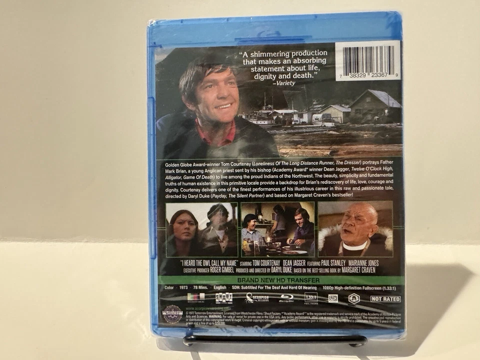 I Heard The Owl Call My Name New Sealed Blu-Ray 1973 Scorpion Shout Factory - Image 2 of 2