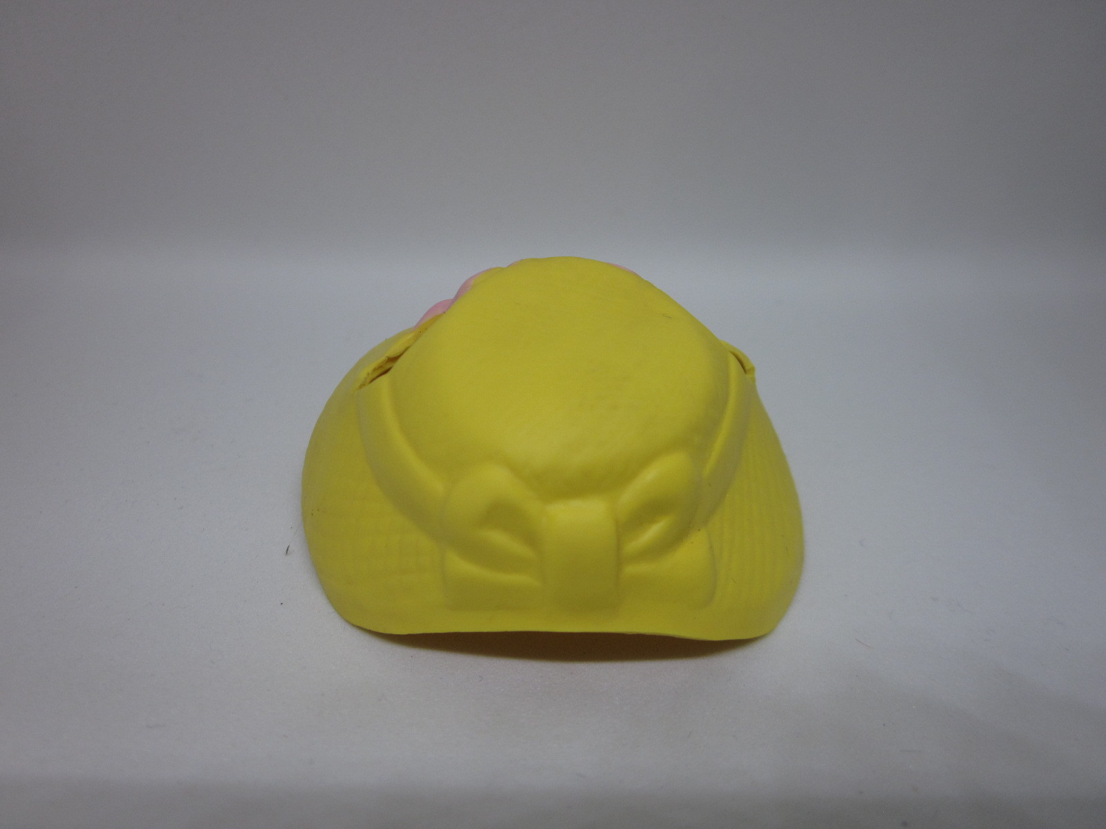 Cappello giallo MY LITTLE PONY G1 spedizione gratuita USA Brush Me Beautiful Boutique 2 5" '85 B