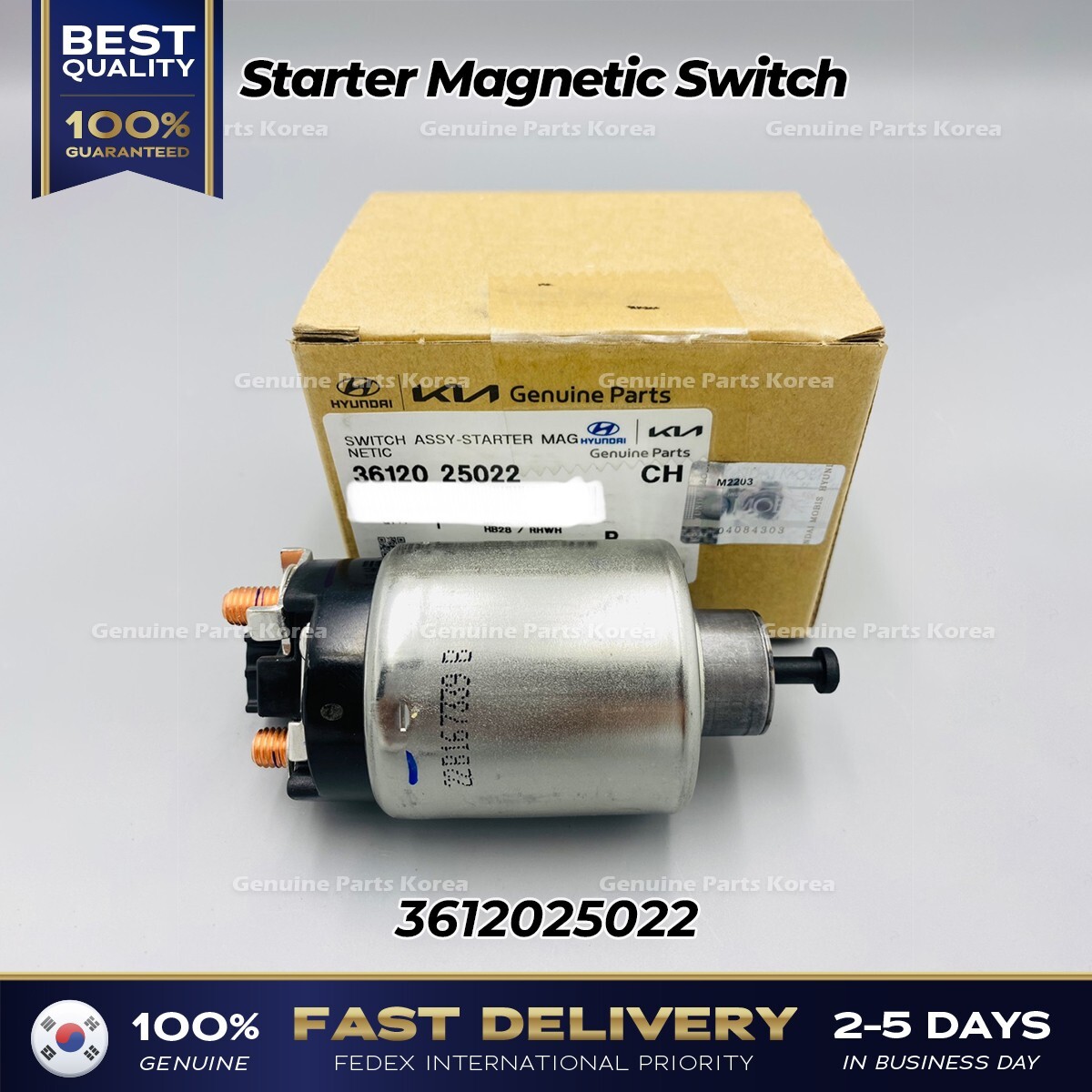⭐Genuine⭐ Starter Magnetic Switch 3612025022 for Hyundai Genesis