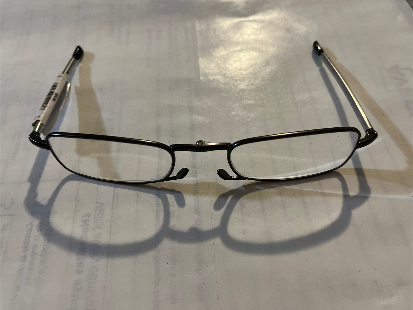 Foster Grant Folding Reading Glasses Gideon black/sliver Pick Strength +++ eBay