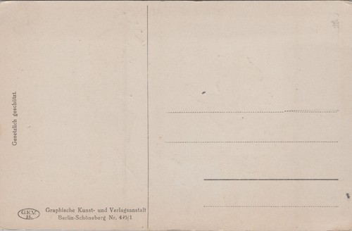 Children Playing Silhouette Vintage Postcard C376 - Picture 2 of 2