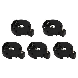 5PCS CR2032/CR2025 3V Round Button Coin Cell Battery Socket Holder Case Black US