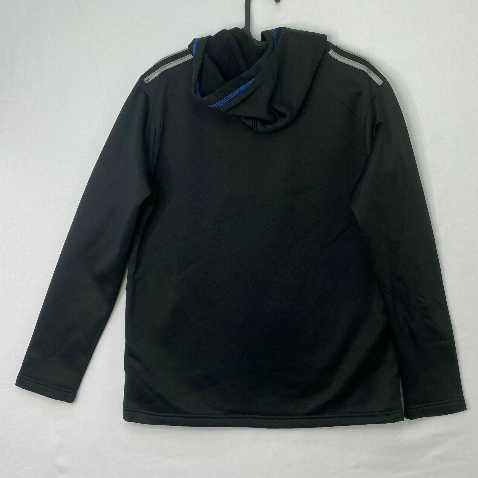 adidas Youth Size Large 14 16 Pullover Sweatshirt Black Orlando Magic Basketball thumbnail 4