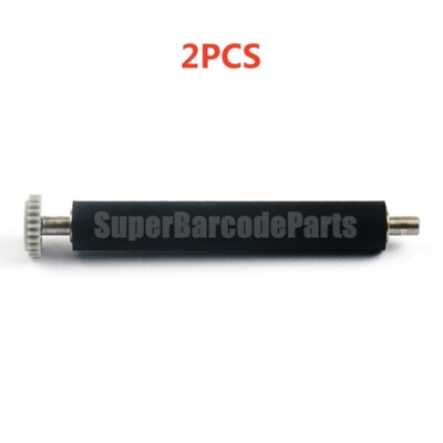 2PCS Platten Roller With Gears Kit for Zebra QL220 QL220 Plus Series