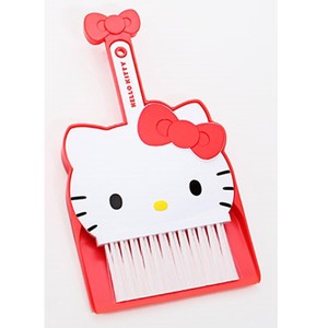 Hello Kitty Mini Cleaning Brush &amp; Dustpan set Keyboard Home Broom Cleaning Tools