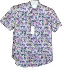 Robert Graham Rory Multicolor Floral Men's Linen Cotton Shirt Size M $198