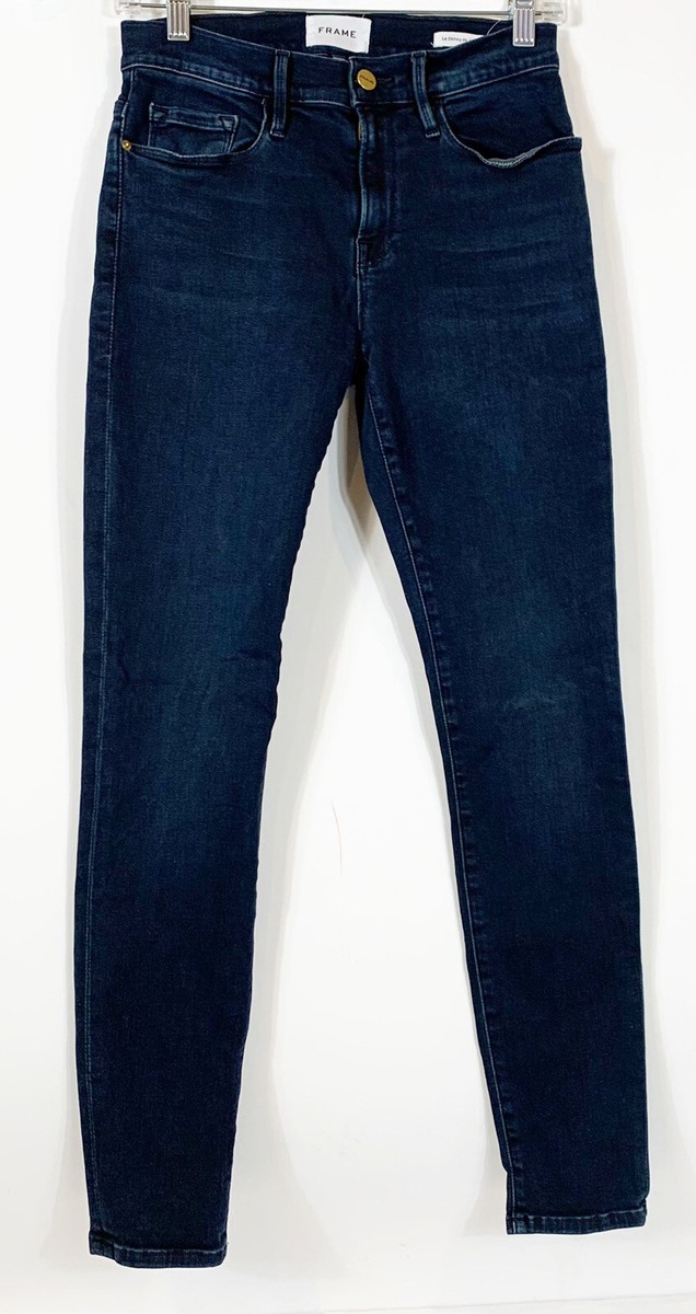 FRAME Le Skinny de Jeanne Sz 28 (Fits 25x28)Dark Wash Stretch