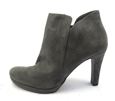 Suede Tamaris Ankle Boot Graphite Leather Boots Grey 8-86217-41