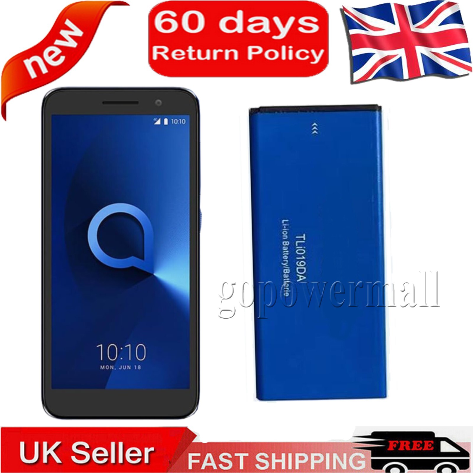 Battery For Alcatel  1 5033 5033D 5033X 5033J 5033T 5033G TLI019DA TLI019D7