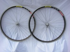 MAVIC 550 HUBS - RIGIDA PD18 CBS - 6/7 SPEED CLINCHER WHEELS 36 SPOKE - USED CON